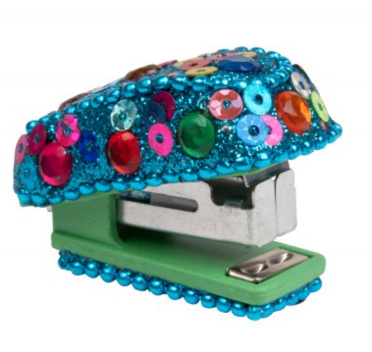Ten Thousand Villages Aqua Sparkling Sequin Stapler Handcrafted In India Global Fair Trade Gifts 3 Ten Thousand Villages Aqua Sparkling Sequin Stapler Handcrafted In India Global Fair Trade Gifts
