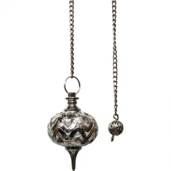 Kheops International Jali Silver Metal Pendulum