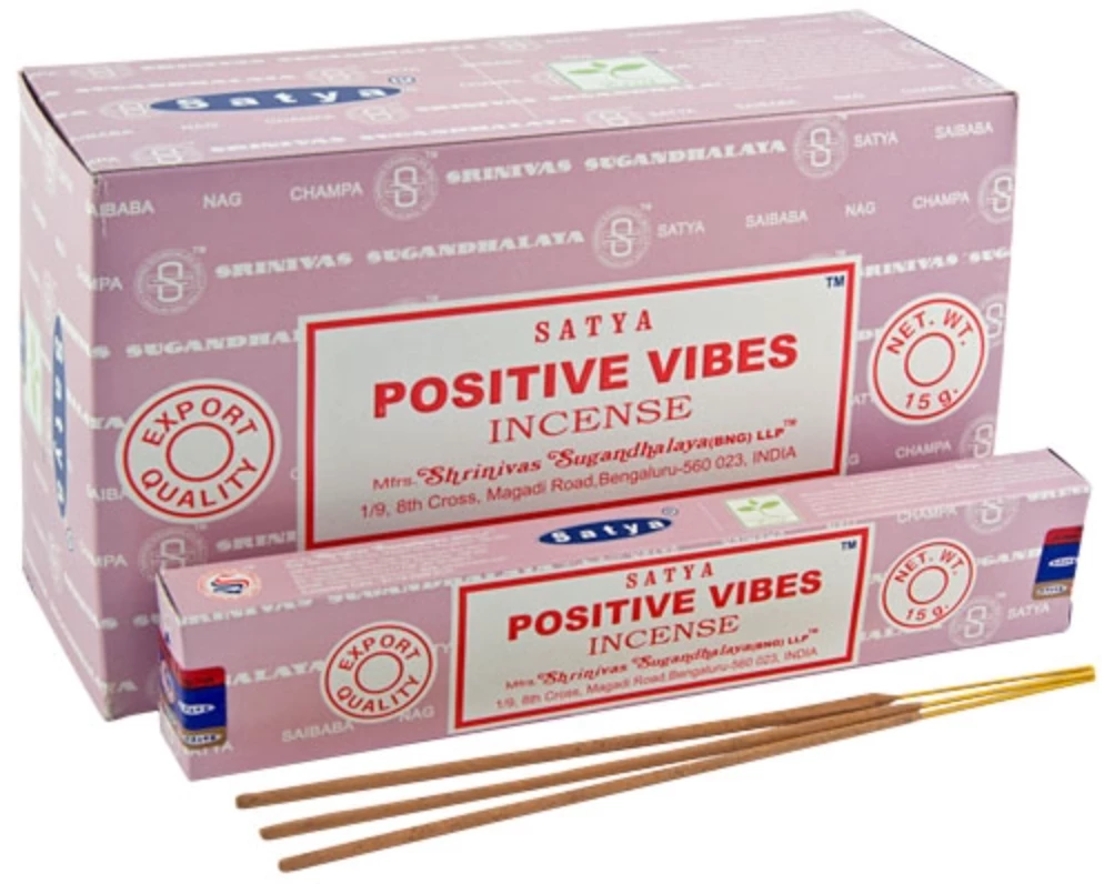 Om Imports Satya Positive Vibes 15gms Incense Sticks 3 Om Imports Satya Positive Vibes 15gms Incense Sticks