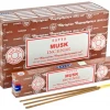 Om Imports Satya Musk 15gms Incense Sticks
