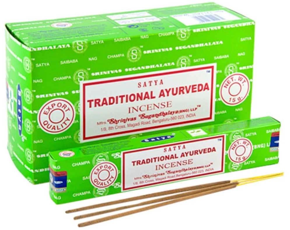 Om Imports Satya Traditional Ayurveda 15gms Incense Sticks 3 Om Imports Satya Traditional Ayurveda 15gms Incense Sticks