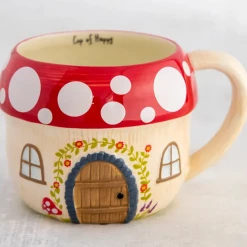 Natural Life Fairies & Gnomes Gnome Mushroom House Folk Mug