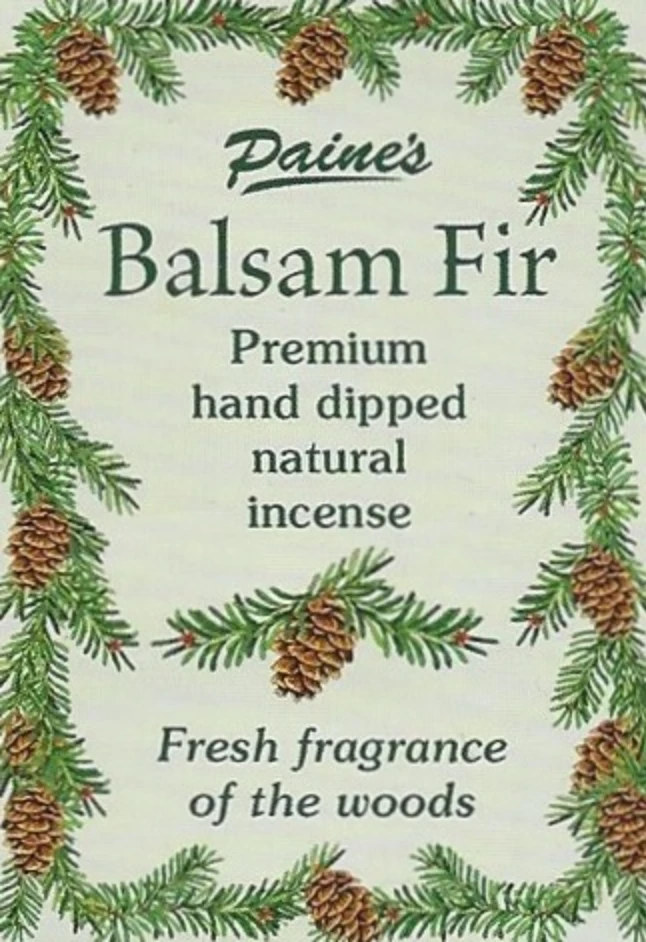 Paine's Incense 20 Balsam Fir Scented Long Stick Incense Incense & Accessories 3 Paine's Incense 20 Balsam Fir Scented Long Stick Incense Incense & Accessories