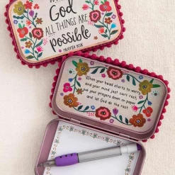 Natural Life With God All Things Are Possible ~ Prayer Box