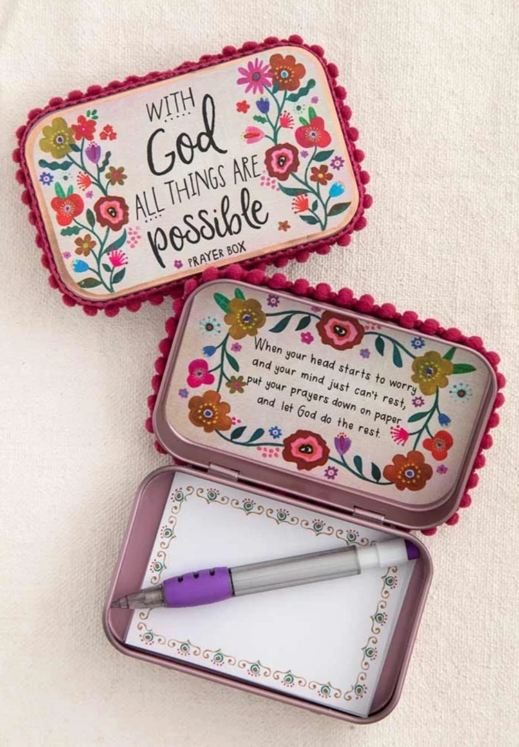 Natural Life With God All Things Are Possible ~ Prayer Box 3 Natural Life With God All Things Are Possible ~ Prayer Box