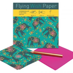 ELEPHANTS Mini Flying Wish Paper Kit