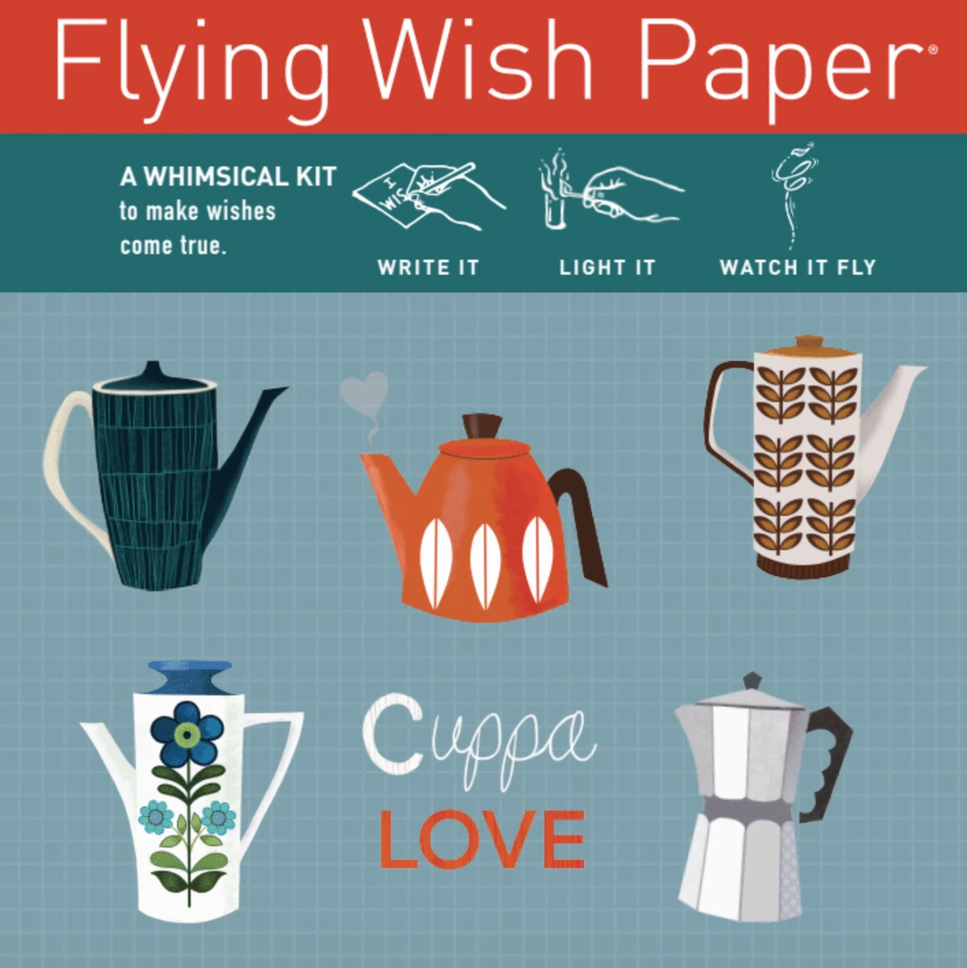 CUPPA LOVE Mini Flying Wish Paper Kit 3 CUPPA LOVE Mini Flying Wish Paper Kit