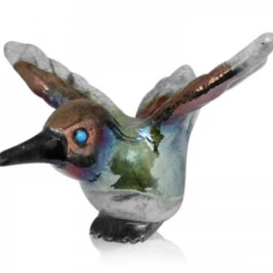 Raku Potteryworks Spirit Animal Gifts Spirit Friends Hummingbird (3") From Raku Pottery