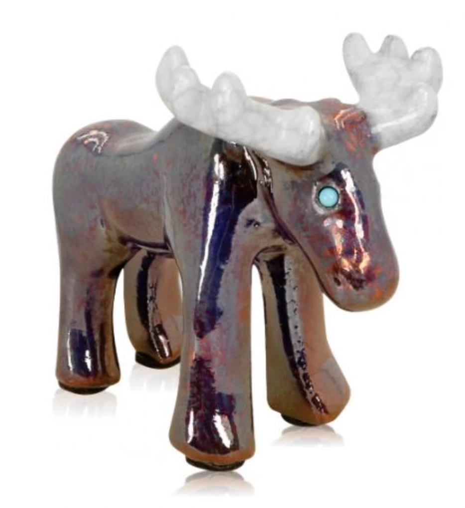 Raku Potteryworks Spirit Animal Gifts Spirit Friends Moose (3") From Raku Pottery 3 Raku Potteryworks Spirit Animal Gifts Spirit Friends Moose (3") From Raku Pottery