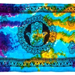 Om Imports Metaphysical & Divination Gifts Hand Of Fatima In Tie Dye Scarves / Altar Cloth - 42" X 68"