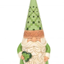 Enesco Irish Gnome With Shamrock By Jim Shore Heartwood Creek Fairies & Gnomes