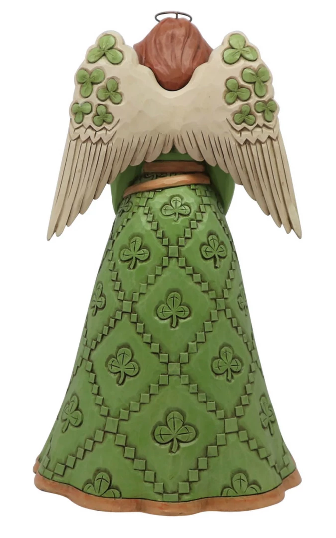 Enesco Irish Angel With Shamrock Wing Figurine From Jim Shore Heartwood Creek Angel Gifts 4 Enesco Irish Angel With Shamrock Wing Figurine From Jim Shore Heartwood Creek Angel Gifts