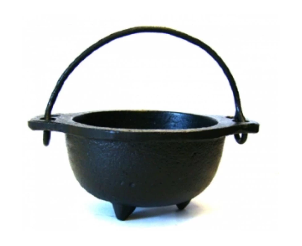 New Age Imports Copy Of Cast Iron Cauldron 3" Diameter Smudging Tools & Accessories 3 New Age Imports Copy Of Cast Iron Cauldron 3" Diameter Smudging Tools & Accessories
