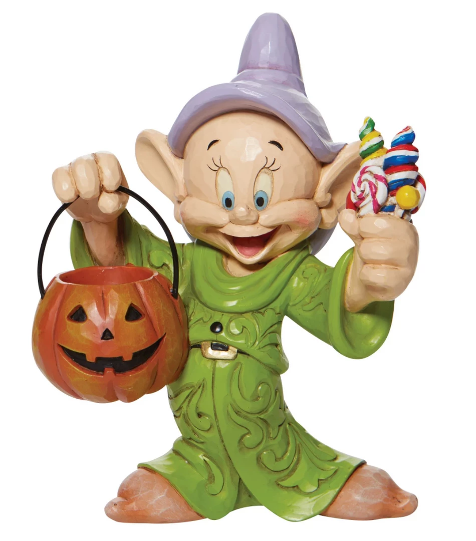 Enesco Dopey Halloween With Pumpkin By Jim Shore Disney Traditions 3 Enesco Dopey Halloween With Pumpkin By Jim Shore Disney Traditions