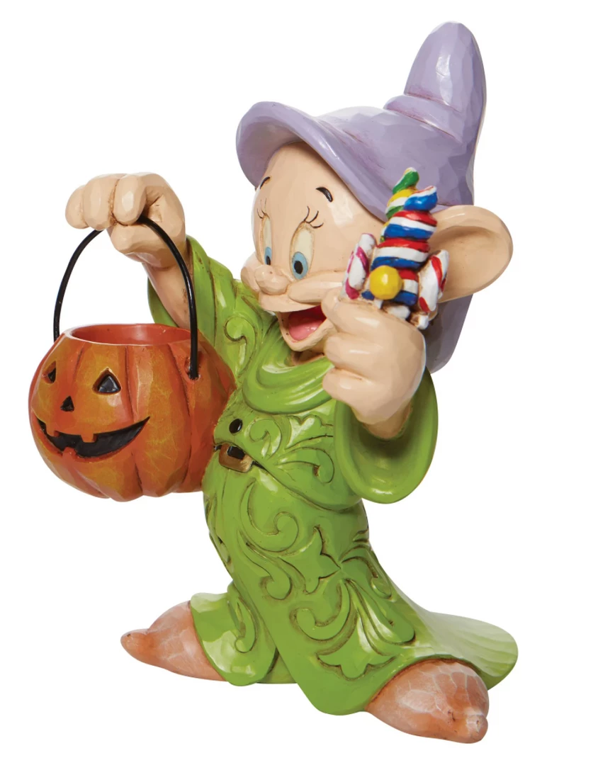Enesco Dopey Halloween With Pumpkin By Jim Shore Disney Traditions 5 Enesco Dopey Halloween With Pumpkin By Jim Shore Disney Traditions