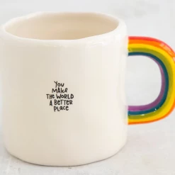 Natural Life You Make The World A Better Place Rainbow Mug
