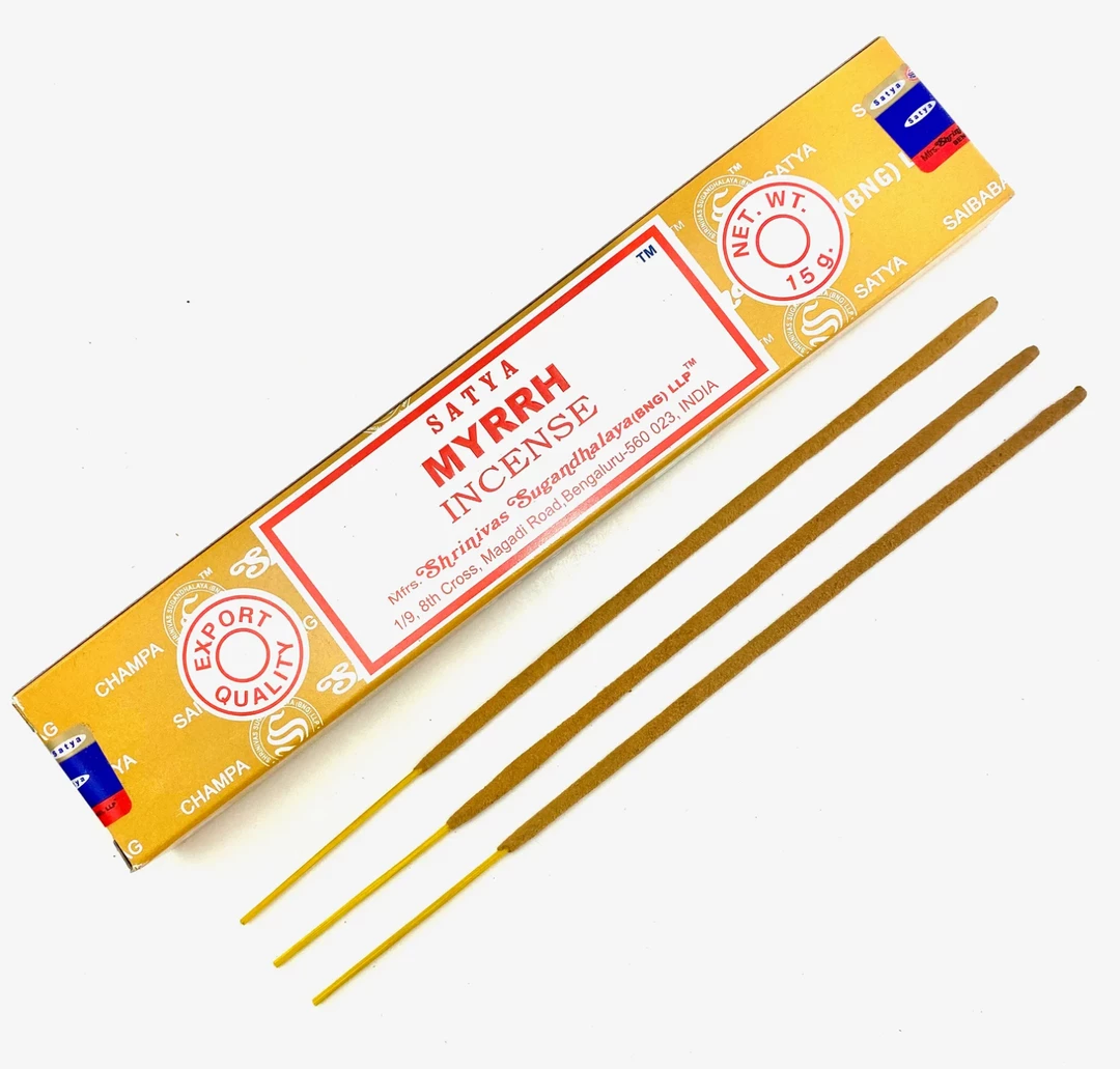 Om Imports Satya Myrrh 15gms Incense Sticks 3 Om Imports Satya Myrrh 15gms Incense Sticks