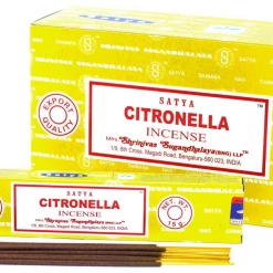 Om Imports Metaphysical & Divination Gifts Satya Citronella 15gms Incense Sticks