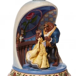 Enesco Beauty And The Beast Rose Dome By Jim Shore Disney Traditions