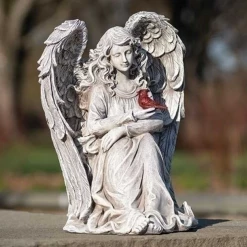 Roman, Inc. Angel Gifts Cardinal Memorial Angel Statue 11"H