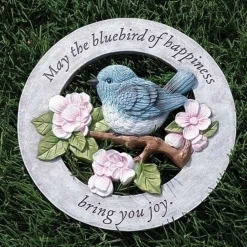 Roman, Inc. Bluebird Of Happiness Garden Stone 11.75"D