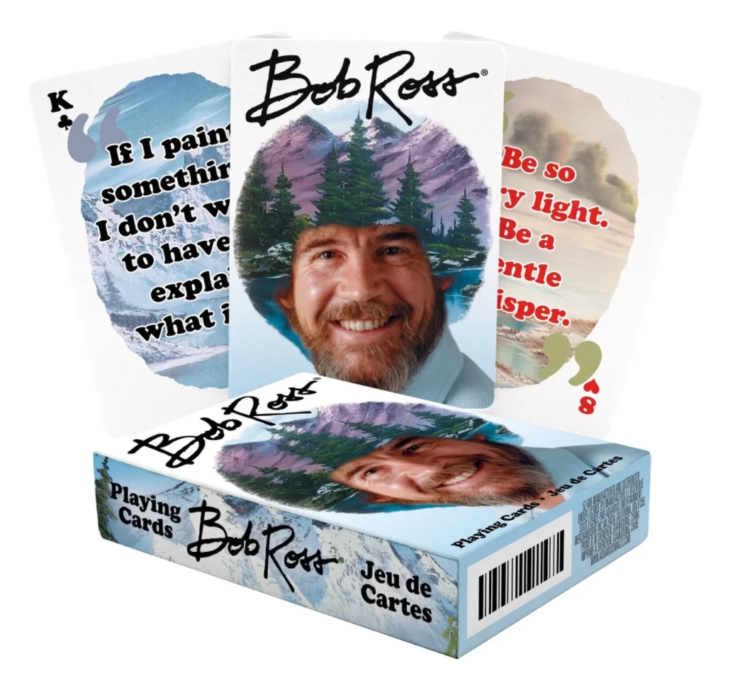 NMR Bob Ross Quotes 2 Playing Cards 3 NMR Bob Ross Quotes 2 Playing Cards