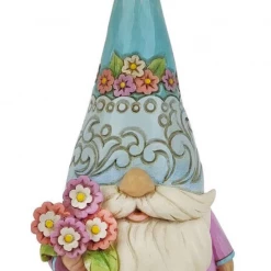 Enesco Fairies & Gnomes Gnome With Flowers By Jim Shore Heartwood Creek