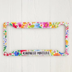 Natural Life Kindness Matters License Plate Frame