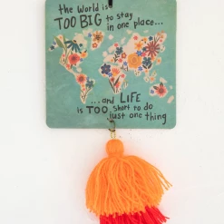 Natural Life The World Is Too Big Car Air Freshener