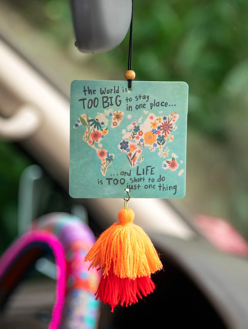 Natural Life The World Is Too Big Car Air Freshener 4 Natural Life The World Is Too Big Car Air Freshener