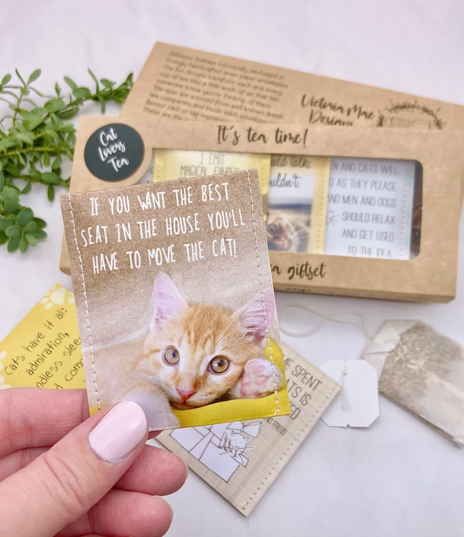 Faire New Arrivals! Cat Lovers Tea Gift Set - Mixed Tea Flavours 6 Faire New Arrivals! Cat Lovers Tea Gift Set - Mixed Tea Flavours