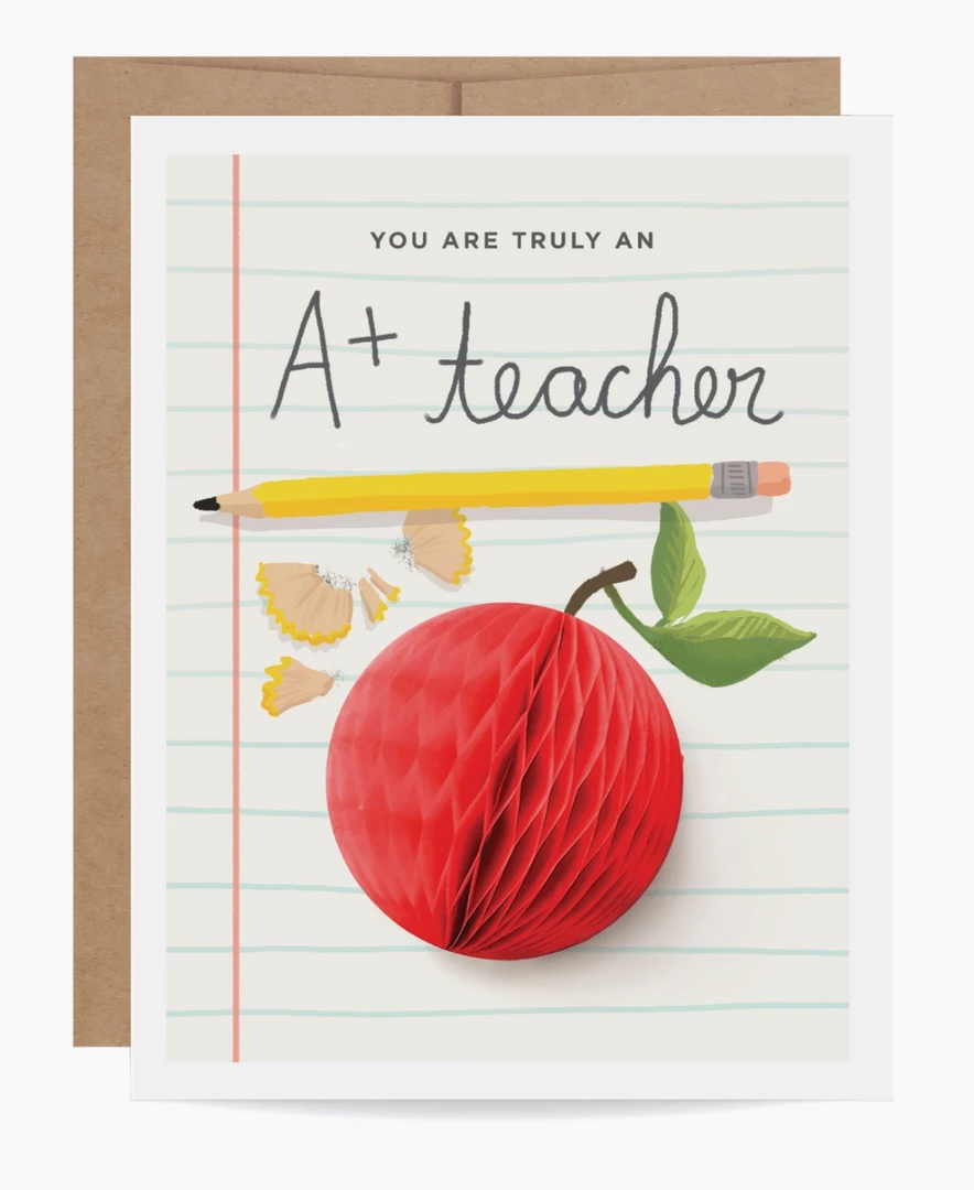 Faire A+ Teacher Pop-up Card New Arrivals! 3 Faire A+ Teacher Pop-up Card New Arrivals!