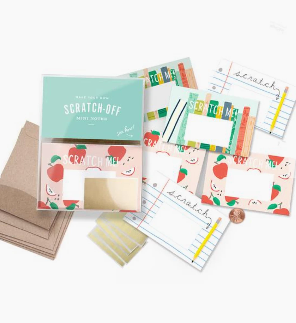 Faire New Arrivals! Scratch-off Mini Notes Set - Teacher 3 Faire New Arrivals! Scratch-off Mini Notes Set - Teacher