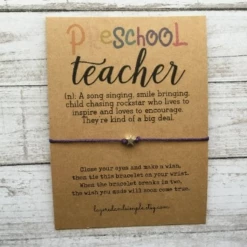 Faire Preschool Teacher Appreciation Gifts Wish Bracelet New Arrivals!