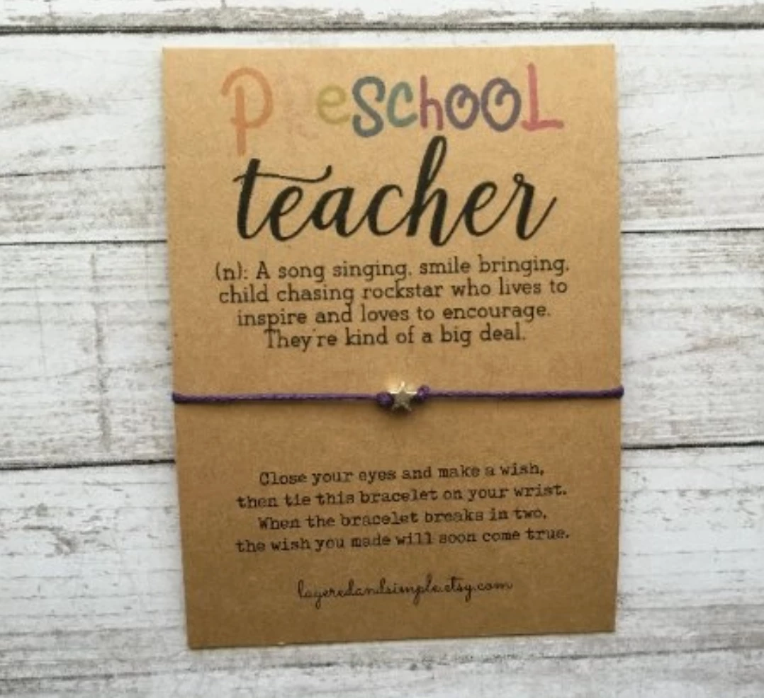 Faire Preschool Teacher Appreciation Gifts Wish Bracelet New Arrivals! 3 Faire Preschool Teacher Appreciation Gifts Wish Bracelet New Arrivals!