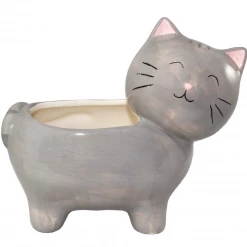 World Buyers Little Kitty Katy Planter Grey New Arrivals!