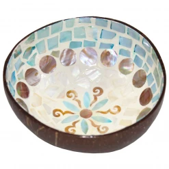 World Buyers New Arrivals! Nirvana Mosaic Inlay Coconut Shell Bowl