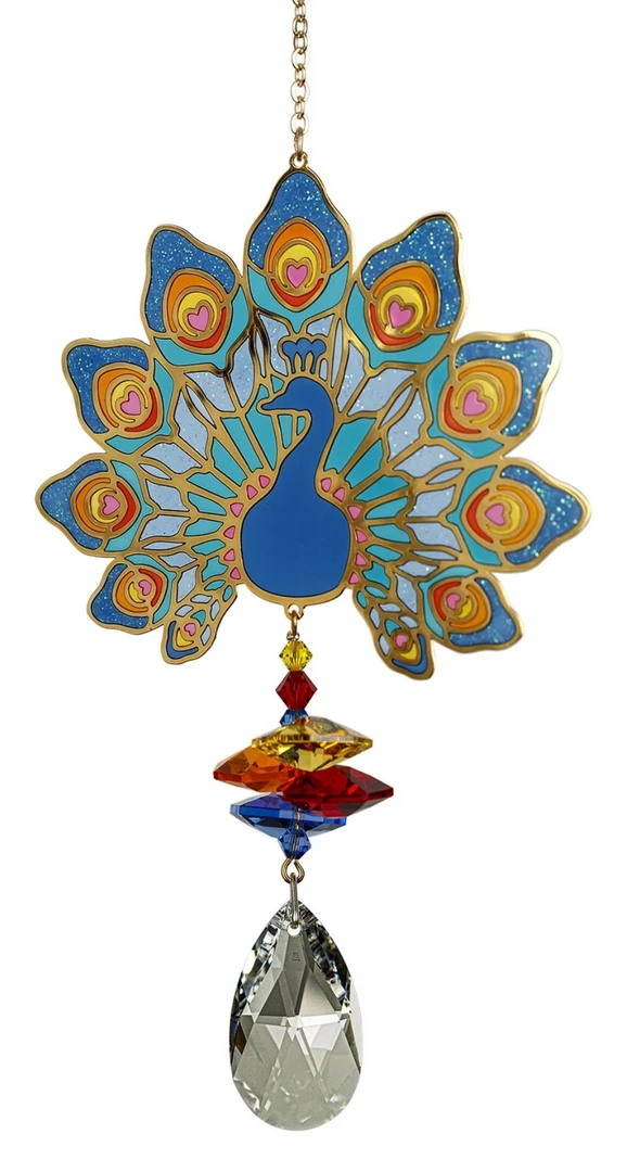 Woodstock Chimes Prisms & Hanging Crystals Crystal Wonders - Peacock 3 Woodstock Chimes Prisms & Hanging Crystals Crystal Wonders - Peacock