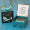 Natural Life Inspirations & Pocket Gifts Lucky Little Narwhal ~ Lucky Charm Box Gift Set