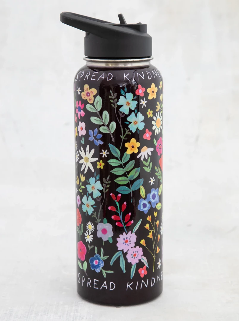 Natural Life Spread Kindness Like Wild Flowers Stainless Steel XL Water Bottle 4 Natural Life Spread Kindness Like Wild Flowers Stainless Steel XL Water Bottle