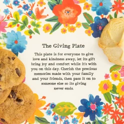 Natural Life The Giving Plate Bright Bouquet Design