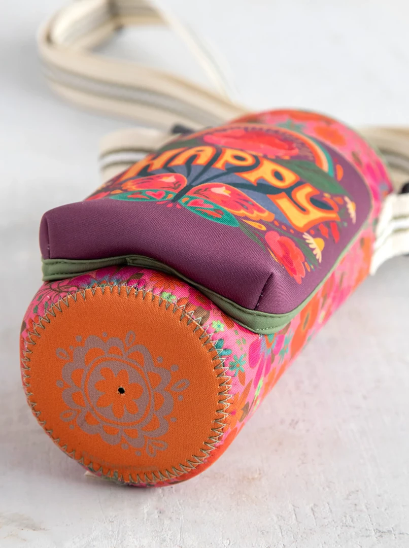 Natural Life Happy - Water Bottle Carrier 5 Natural Life Happy - Water Bottle Carrier