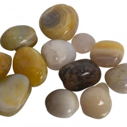 Kheops International Banded Agate Tumbled Stone Crystals & Tumbled Stones