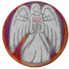 Raku Potteryworks Angel Heart Coasters Set From Raku Pottery