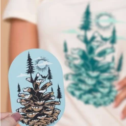 Soul Flower Pinecone World Sticker