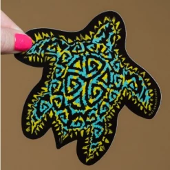 Soul Flower Trippy Turtle Sticker