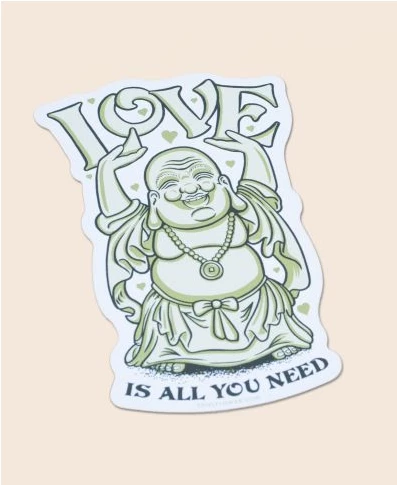 Soul Flower Love Is All You Need Buddha Sticker 3 Soul Flower Love Is All You Need Buddha Sticker