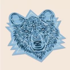Soul Flower Spirit Of The Wolf Sticker