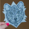 Soul Flower Spirit Of The Wolf Sticker 2 Soul Flower Spirit Of The Wolf Sticker