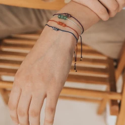 Matr Boomie Global Fair Trade Gifts Carnelian Indali Bracelet "Stone Of Motivation And Energy" Handcrafted In India